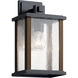 Marimount 1 Light 13 inch Black Outdoor Wall, Medium