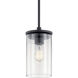 Crosby 1 Light 6 inch Black Mini Pendant Ceiling Light