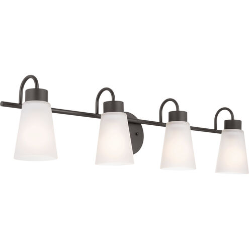 Erma 4 Light 32.5 inch Olde Bronze Bath Vanity Light Wall Light, 4 Arm