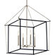 Eisley 4 Light 22.25 inch Polished Nickel Foyer Pendant Ceiling Light