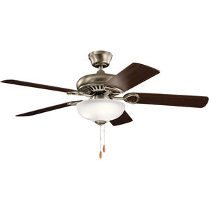 Sutter Place Select 52 inch Antique Pewter with Light Cherry Blades Ceiling Fan