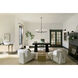 Velestino 8 Light Black Chandelier Ceiling Light