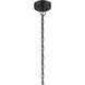 Beacon Square 1 Light 9.5 inch Textured Black Outdoor Hanging Pendant