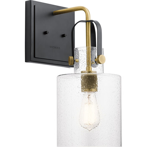 Kitner 1 Light 7 inch Natural Brass Wall Bracket Wall Light