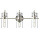 Niccol 3 Light 24 inch Polished Nickel Vanity Light Wall Light