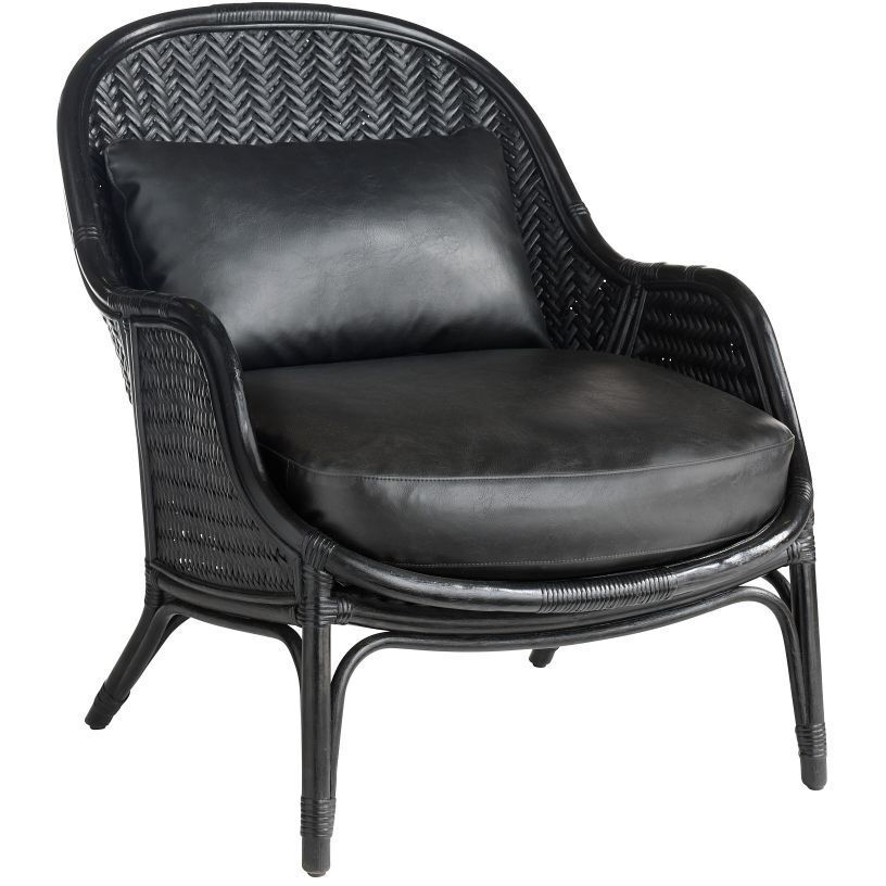 Bonnie 35.5 inch Noir Lounge Chair