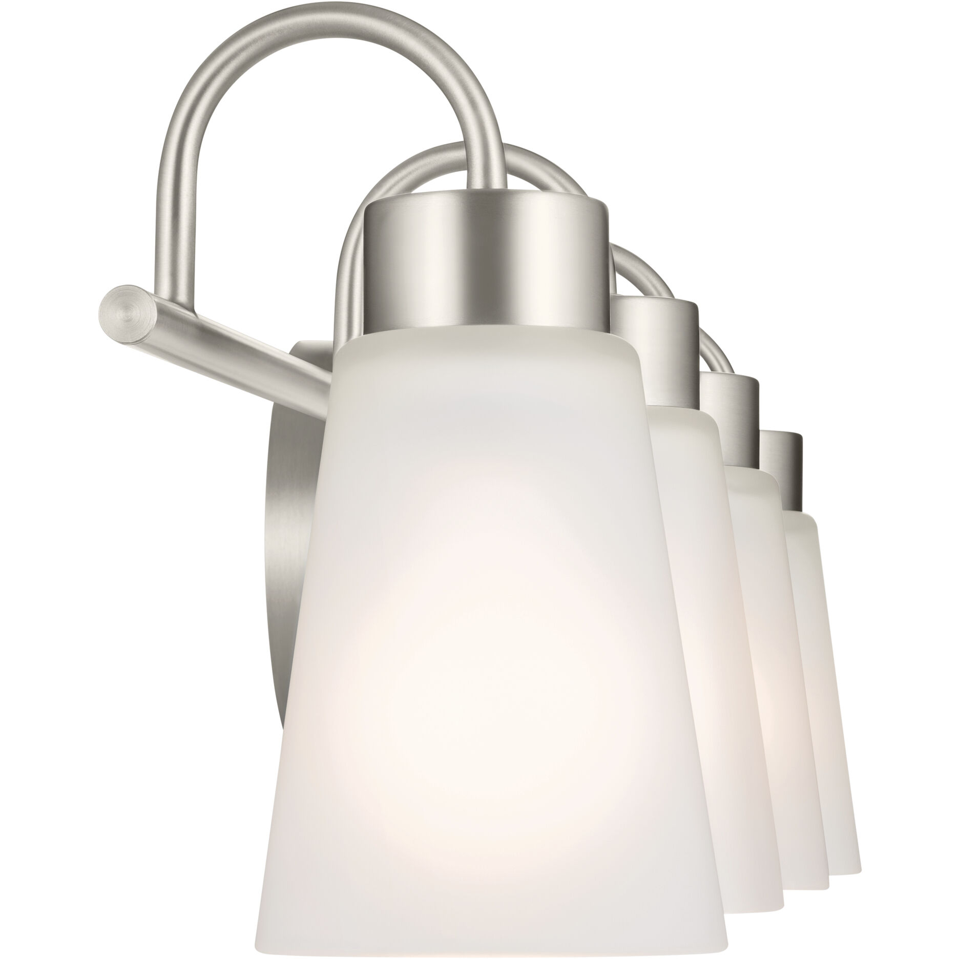 Erma 4 Light 32.5 inch Brushed Nickel Bath Vanity Light Wall Light, 4 Arm