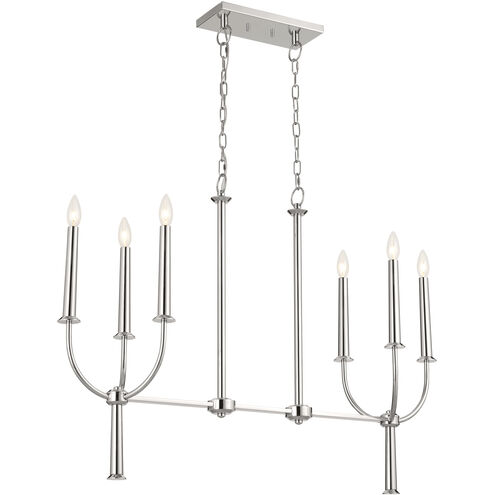 Florence 6 Light 10.00 inch Chandelier