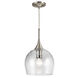 Sloane 1 Light 11 inch Brushed Nickel Pendant Ceiling Light