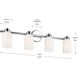 Shae 4 Light 32 inch Chrome Vanity Light Wall Light