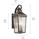 Forestdale 2 Light 19 inch Olde Bronze Outdoor Wall, Medium