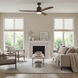 Ridley Ii 52 inch Oil Brushed Bronze with Walnut Blades Ceiling Fan