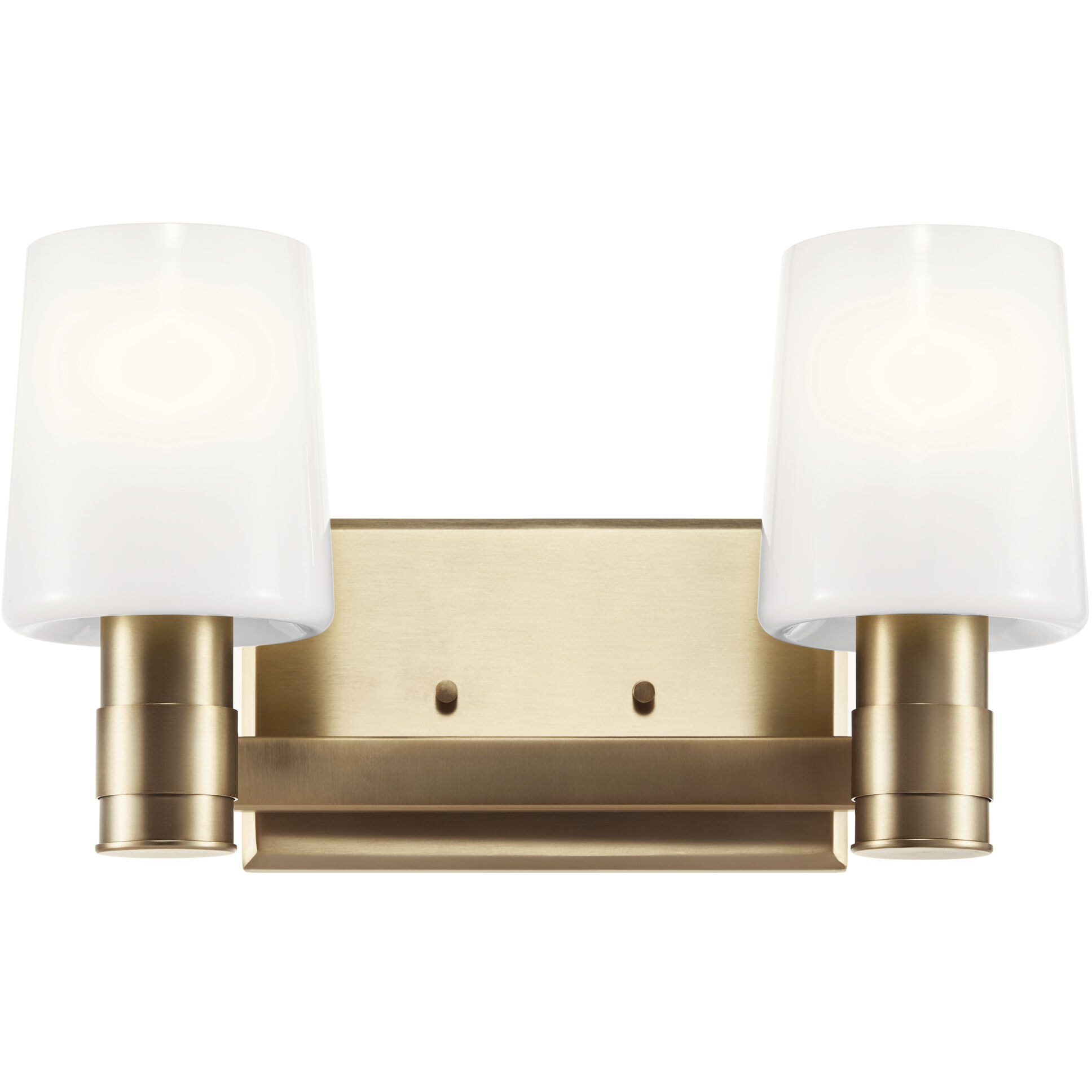 Adani 2 Light 14.5 inch Champagne Bronze Bath Bracket Wall Light, 2 Arm