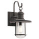 Riverwood 1 Light 20 inch Weathered Zinc Outdoor Wall, X-Large