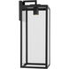 Branner 1 Light 30 inch Textured Black Outdoor Wall Light