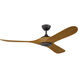 Mylo 60 inch Anvil Iron with Honey Maple Blades Ceiling Fan