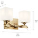 Marette 2 Light 13.5 inch Champagne Bronze Bath Vanity Light Wall Light