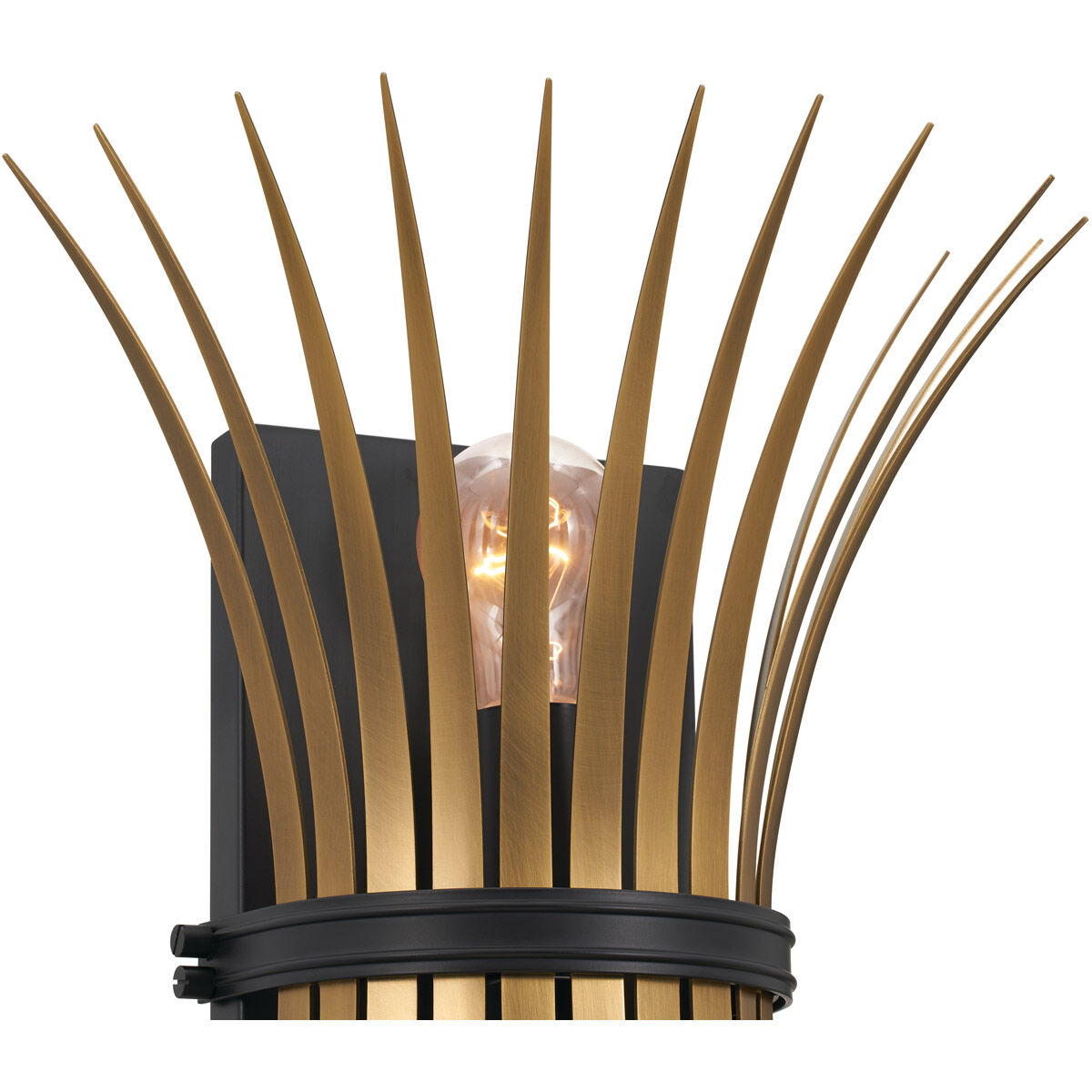 Homestead Baile 2 Light 8 inch Black Wall Sconce Wall Light, Baile