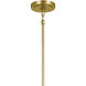 Homestead Karthe 6 Light 29 inch Natural Brass Chandelier Ceiling Light, Karthe