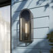 Marea 1 Light 20.25 inch Textured Black Outdoor Wall Light