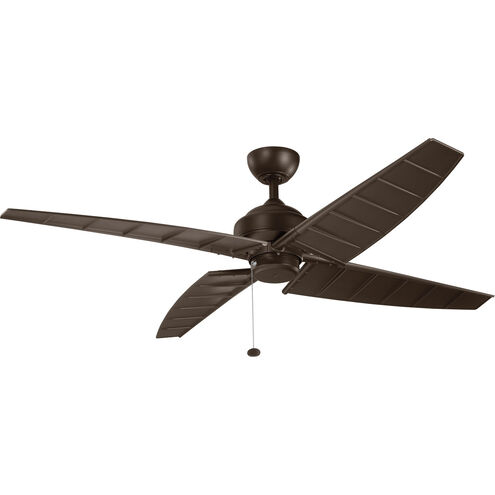 Surrey 60 inch Satin Natural Bronze with Sat Nat Bronze Blades Ceiling Fan