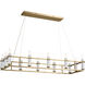 Rosalind 12 Light 17 inch Brushed Natural Brass Chandelier Ceiling Light
