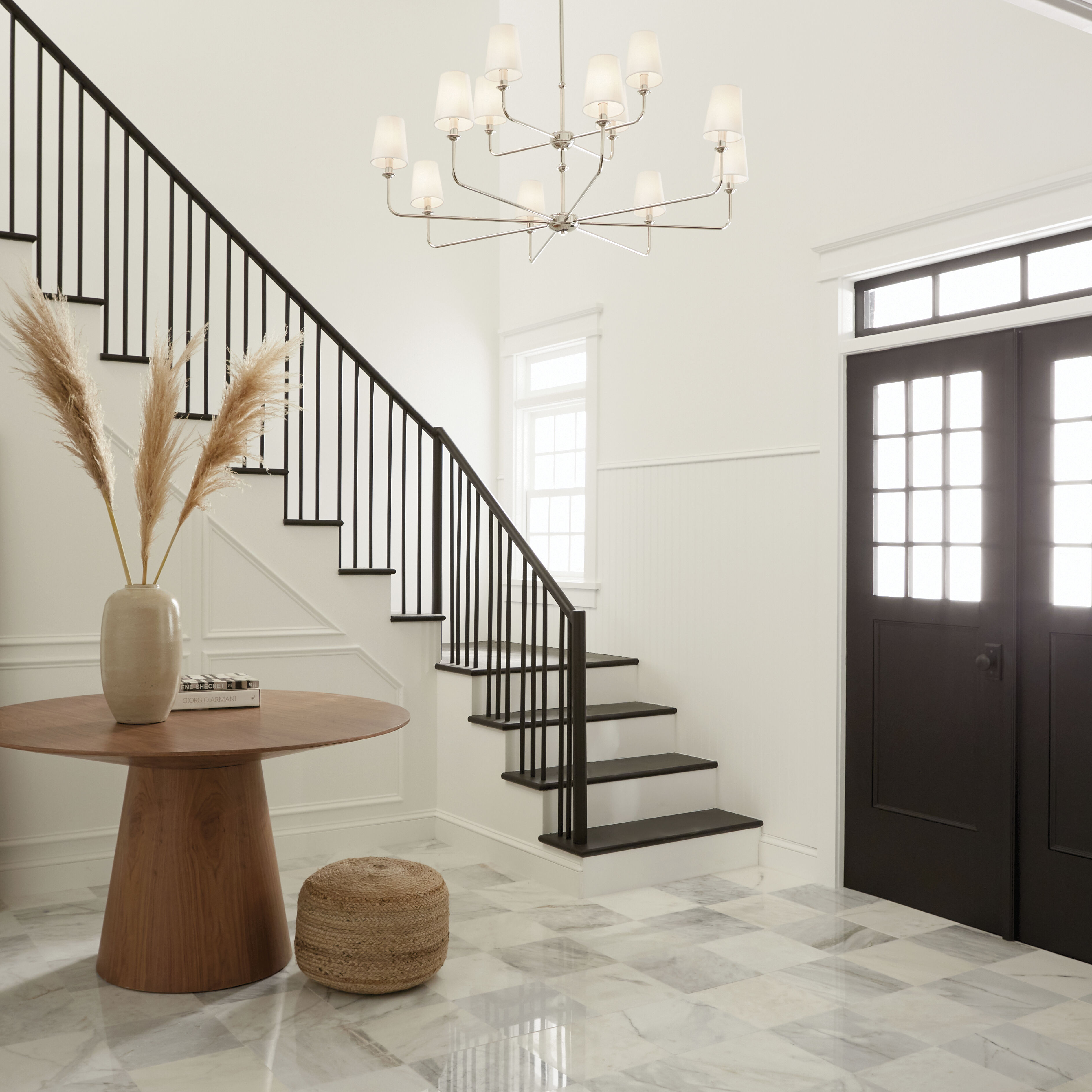 Pallas 12 Light 42.75 inch Polished Nickel Chandelier Ceiling Light