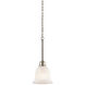 Tanglewood 1 Light 6 inch Brushed Nickel Mini Pendant Ceiling Light in Incandescent