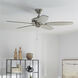 Renew Es 52 inch Brushed Stainless Steel with Silver Blades Ceiling Fan