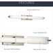 Independence LED 38 inch Brushed Nickel Linear Bath Large Wall Light, Large
