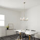 Crosby 5 Light 26.25 inch Brushed Nickel Chandelier 1 Tier Medium Ceiling Light, 1 Tier Medium