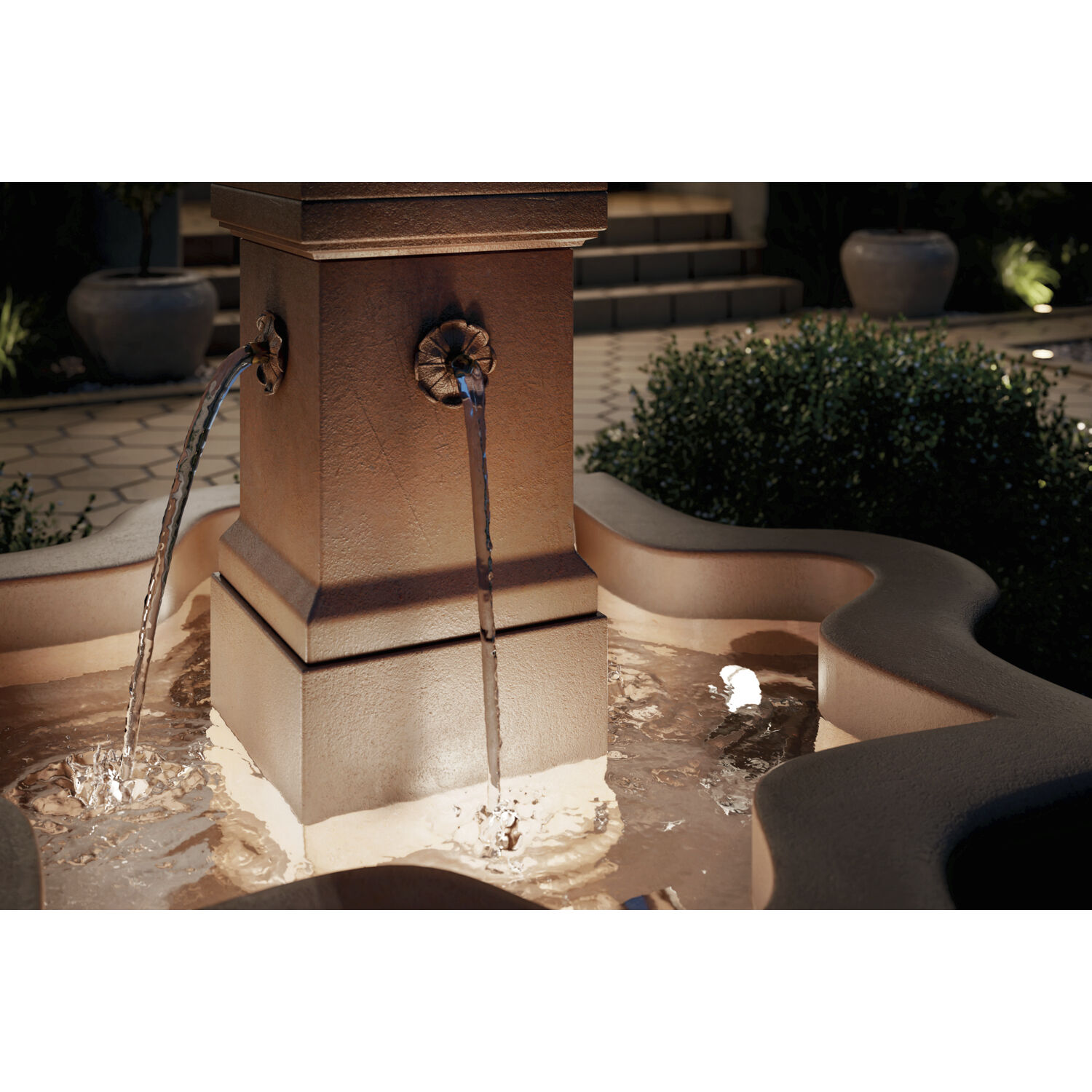 Kroft 2 Light 28 inch Black Textured Outdoor Wall, X-Large