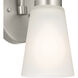 Erma 1 Light 5 inch Brushed Nickel Wall Sconce Wall Light