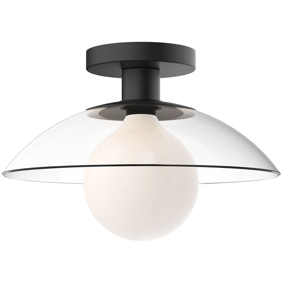 Alora Mood Francesca 1 Light 11.88 inch Semi-Flush Mount
