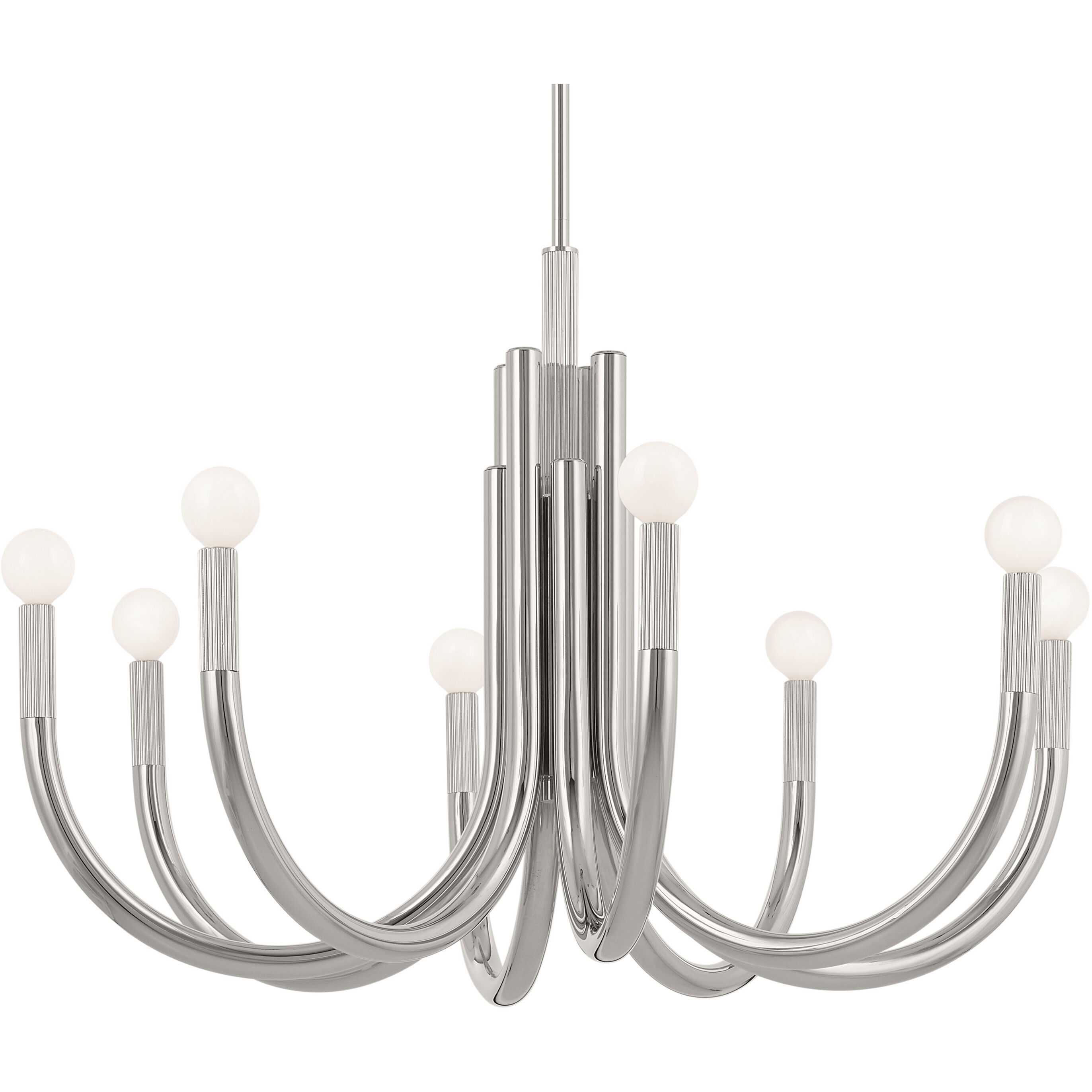 Odensa LED 29.25 inch Polished Nickel Chandelier Ceiling Light