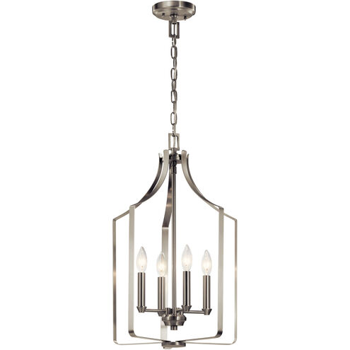 Morrigan 4 Light 15 inch Brushed Nickel Mini Chandelier Ceiling Light