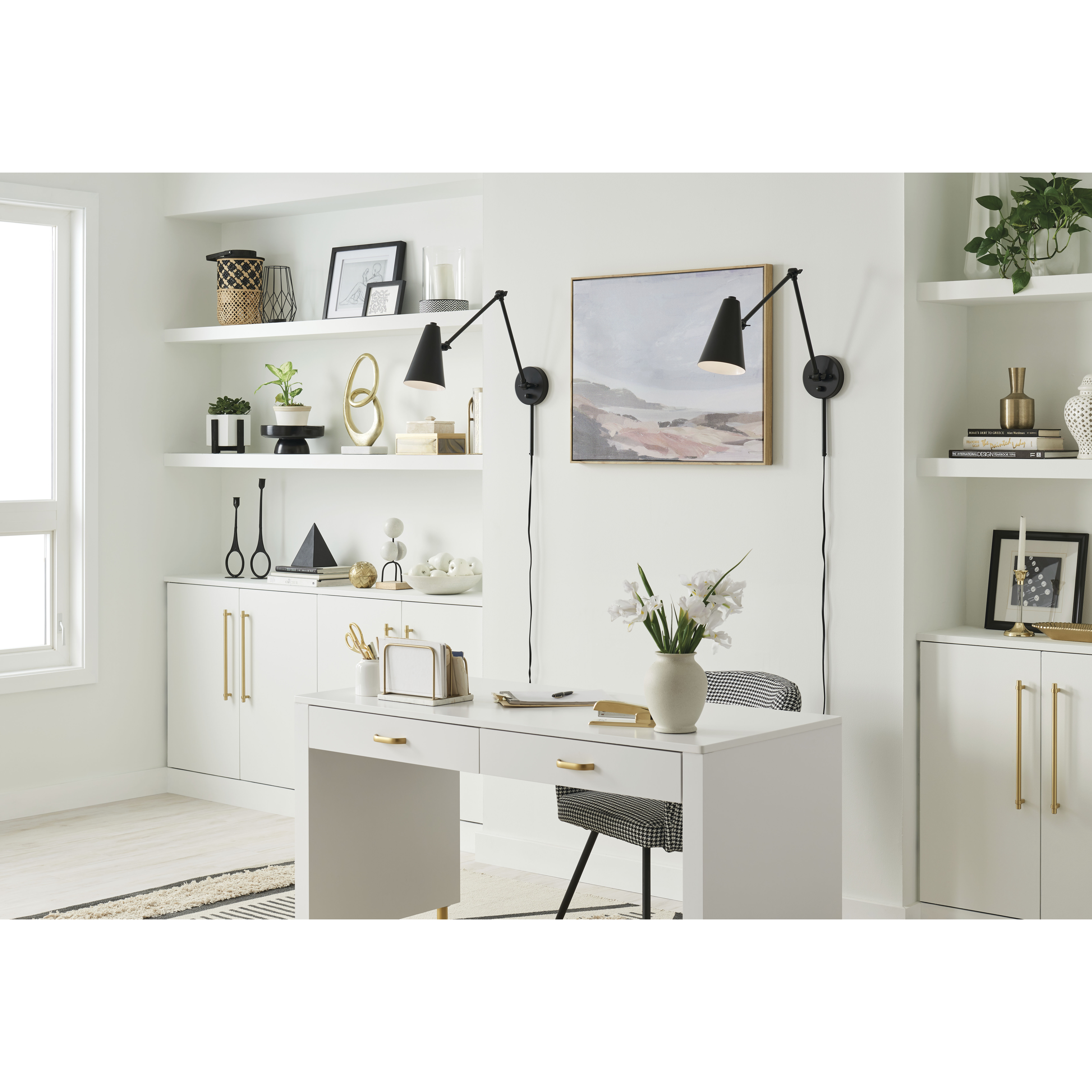 Sylvia 1 Light 5.5 inch Black Wall Sconce Wall Light