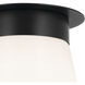 Albers LED 8.5 inch Black Flush Mount Ceiling Light