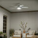 Tide 52 inch White Ceiling Fan