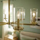 Crosby 6 Light Natural Brass Chandelier Ceiling Light