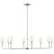 Pallas 8 Light Polished Nickel Chandelier Ceiling Light