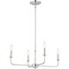 Pallas 4 Light 25 inch Polished Nickel Chandelier Ceiling Light