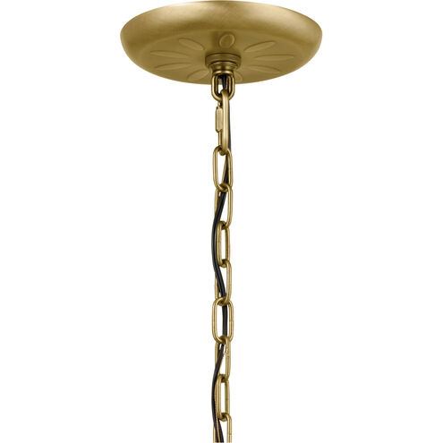 Homestead Heddle 6 Light 31 inch Natural Brass Chandelier Ceiling Light, Heddle