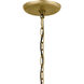 Homestead Heddle 6 Light 31 inch Natural Brass Chandelier Ceiling Light, Heddle