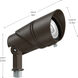 Varia 12 9.8 watt Textured Architectural Bronze Accent Light, Adjustable