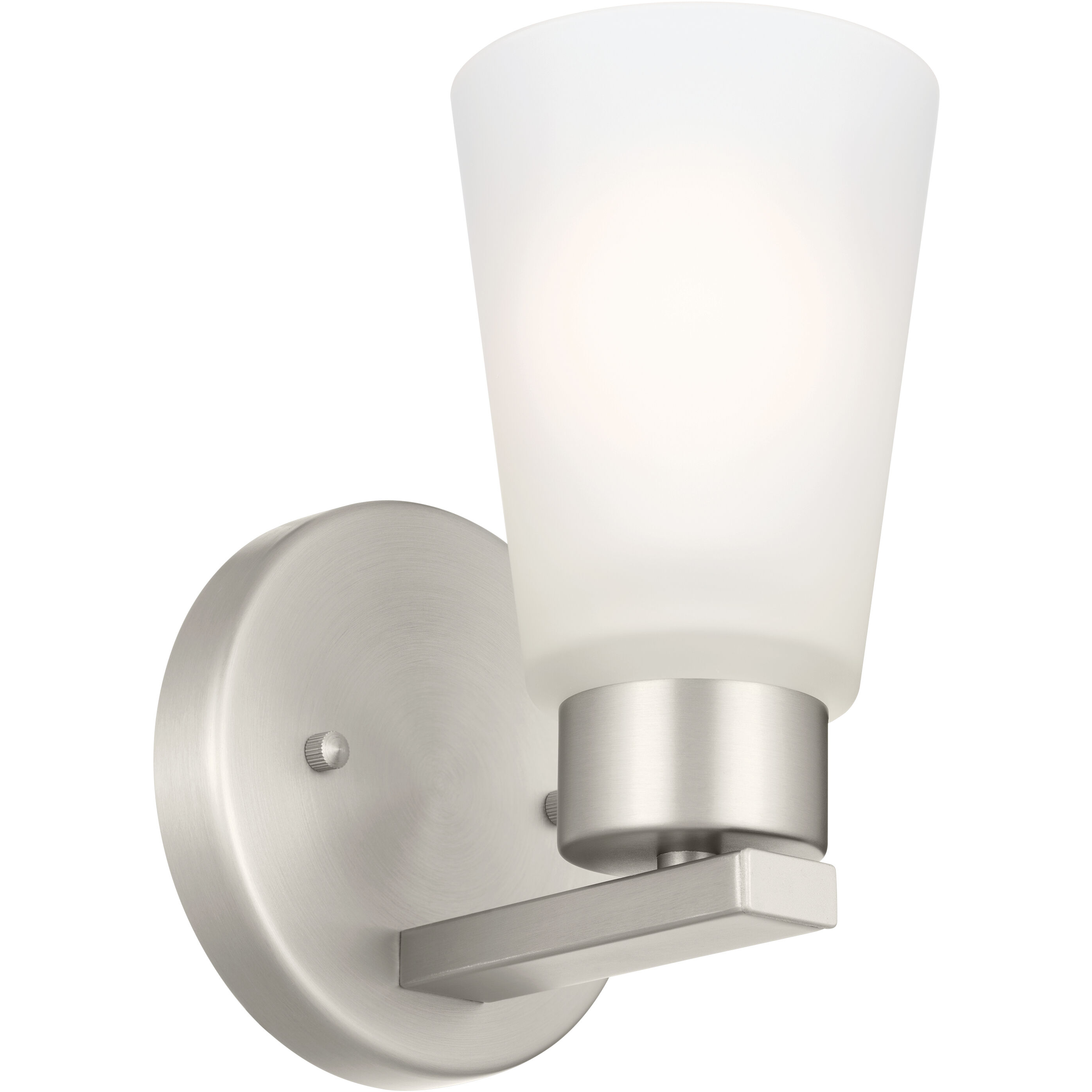 Stamos 1 Light 5 inch Brushed Nickel Wall Sconce Wall Light