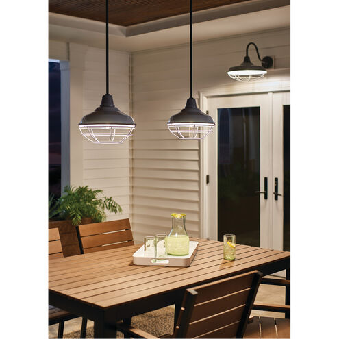 Pier 1 Light 16 inch Gloss Grey Outdoor Wall, X-Large