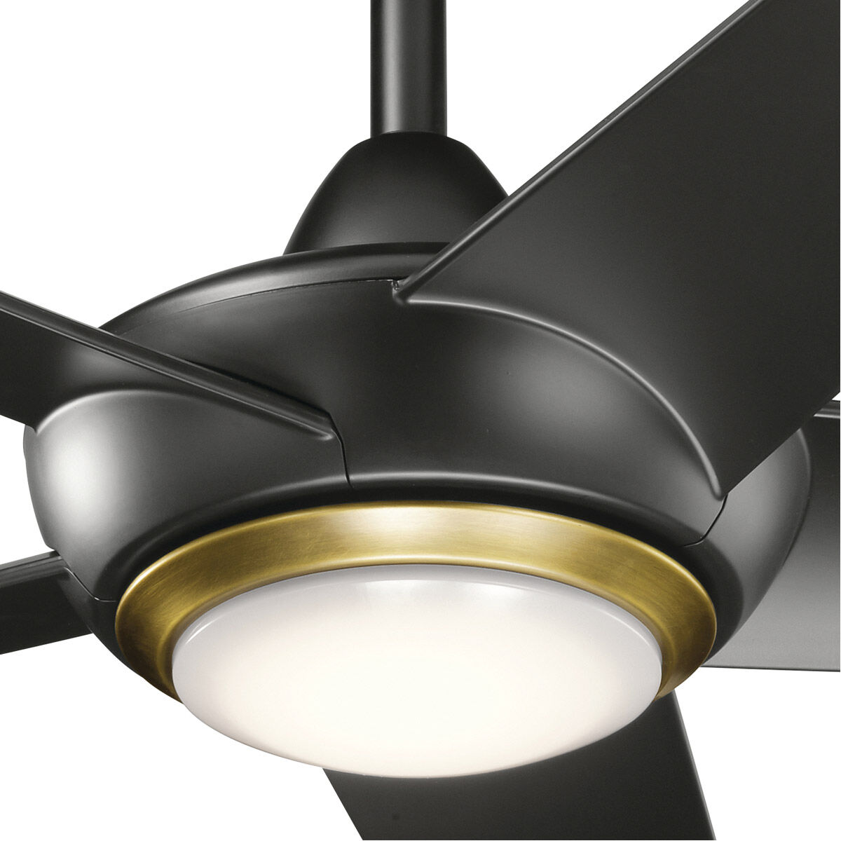 Kapono 52 inch Satin Black Ceiling Fan