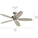 Renew Es 52 inch Brushed Stainless Steel with Silver Blades Ceiling Fan