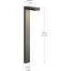 Independence 12 AC/DC 2.75 watt Textured Architectural Bronze Ninety Degree Path Light in 3000K
